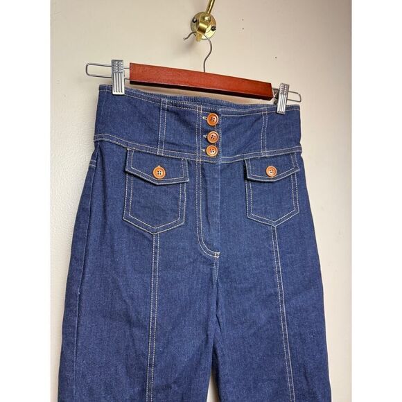 Ulla Johnson High Waisted Baby Bell Jeans Sz. 2 - Picture 2 of 7